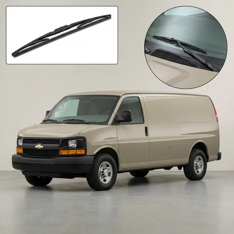 Driver Side Wiper Blade for Chevrolet P30 Van (1968 - 1974) - 1